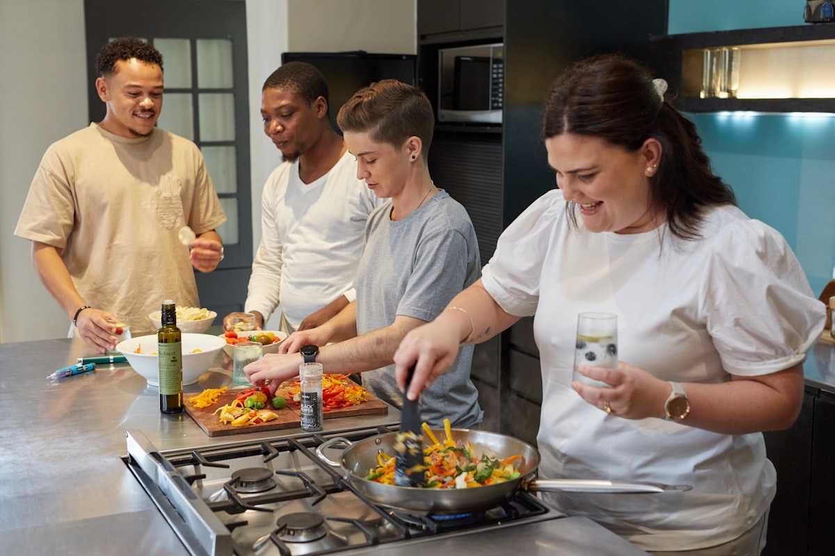 Budget-friendly healthy cooking in the kitchen